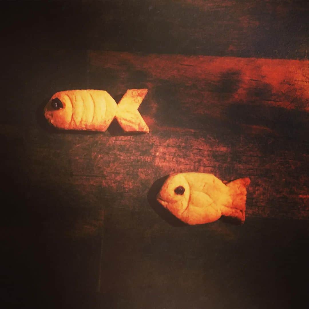 大鋸一正のインスタグラム：「魚クッキー。」