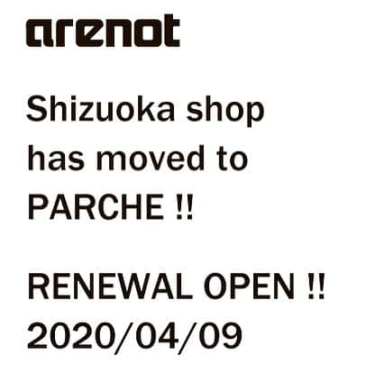 arenot_officialさんのインスタグラム写真 - (arenot_officialInstagram)「本日4月9日(木)、静岡パルシェの本館2Fに、arenotの新店舗がリニューアルオープンいたしました。お近くにお越しの際はぜひお立ち寄り下さいませ！ノベルティも用意して、スタッフ一同お待ちしております！#arenot #アーノット #静岡 #PARCHE # #静岡駅 #新静岡駅 #interior #shizuoka #静岡県 #インテリア #雑貨 #インテリア雑貨 #ライフスタイルショップ #インテリアショップ  #北欧 #北欧インテリア #new #newshop #新店舗」4月9日 16時16分 - arenot_official