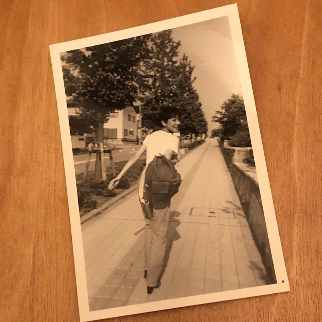 田中美里さんのインスタグラム写真 - (田中美里Instagram)「おうちじかん。  たくさんある写真を整理。  これは24年前の写真。  デビューが決まって、東京に引越しする前に友人が金沢で撮ってくれた想い出の写真です。  #19歳 #ショートカット #想い出写真 #懐かしい写真 #おうちじかん #スワイプしてね」4月9日 17時52分 - misatotanaka77