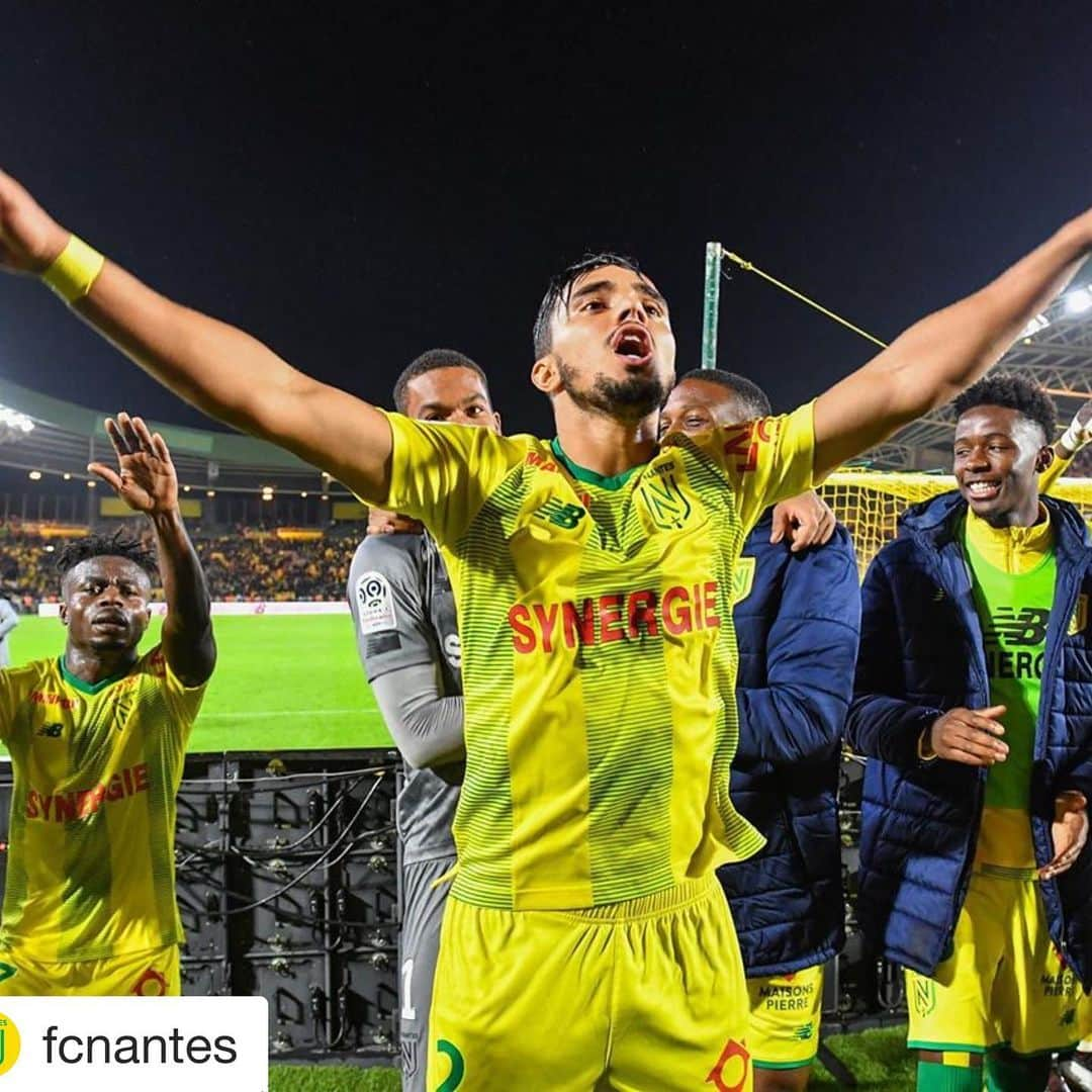 ファビオ・ペレイラ・ダ・シウヴァさんのインスタグラム写真 - (ファビオ・ペレイラ・ダ・シウヴァInstagram)「#Repost @fcnantes with @get_repost ・・・ 𝐹𝑎́𝑏𝑖𝑜 🇧🇷 Des images que l’on a envie de revoir 👊 #FCNantes | #AllezFCNantes  Que saudade ❤️❤️」4月9日 19時13分 - ofabio2