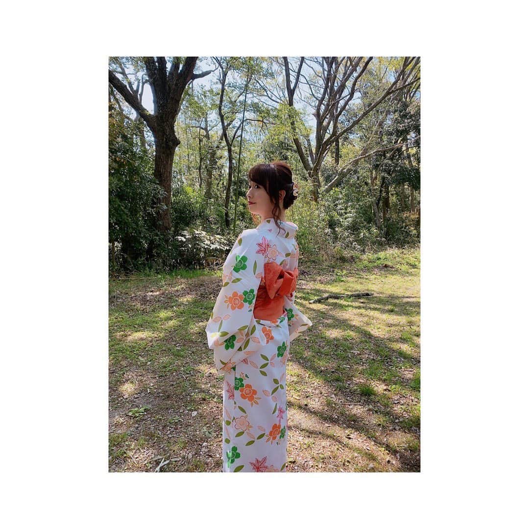 のインスタグラム：「ほんと和服らぶすぎる☺️👘 オレンジの帯かわいかった🥳💖 . . #週刊大衆」