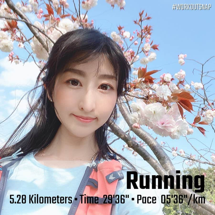 土屋香織さんのインスタグラム写真 - (土屋香織Instagram)「🏃‍♀️ 確定申告終了♡ 5.28km run𖤐𖤐𖤐 やっと終わった♡ これで心置きなくゆっくりできる⸜(๑⃙⃘’ᵕ’๑⃙⃘)⸝⋆︎* （今朝さらに訂正箇所が発生してまた作り直したよ笑 もー嫌や笑） 提出兼ねて車で通るたびに気になっていた 初めての道を走ってみました。 人がいたらできるだけ離れて走るを心がけました🏃‍♀️ 久しぶりに走ったら気持ちがよくて☺️!!! ぽんぽん可愛い八重桜を愛でながら🌸 八重桜大好き♡♡♡ お花が下向いてるから見上げるとほんっと可愛くて🥰 . 走ってたらあれ？知ってる顔だ💡 次女が昔通ってたスクールの イケメン先生が前から走ってきてばったり！ あー次女も一緒だったら喜んだだろうなぁ♡ また会えるといいね◡̈ . 秋の大会。  #横浜マラソン もエントリー始まってますね🚢 でもでもまた走れなかったらショックだしなぁと エントリーめちゃくちゃ悩んでます🌀 楽しみにしてた2年ごとに開催の #アクアラインマラソン も大会の開催自体が今年は中止に(›´A`‹ ) 来年開催して欲しいな。 私のフルマラソンデビューはいつになるのやら。 お願い。1日も早くコロナ収束して。 みなさん大会のエントリーどうしてますか？ . あ、変態の仲間入りしました🙋🏻‍♀️ （写真6枚目） 本日デビュー笑 #アミアミ 快適です。娘たち爆笑🤣 ちなみに。カップ付きノースリーブタイプを購入したのですが、カップ縫い付けの縫い目が当たって胸元が痛い...😭ワイヤーブラのワイヤーが胸元に刺さる人とかは、こっちじゃなくて手持ちのスポブラ+Tシャツタイプのあみあみがいいかもしれません。 . . . #igランガールズ #ランガール #instarunners #ランニング女子 #ハシリマスタグラム #positivevibes #ハシリマシタグラム #マラソン女子 #ig千葉ランナーズ #ランニングママ #ぜんぶカラダなんだ #garmin #ガーミン #fenix6s #nikerunning #mizuno  #スニーカー好きな人と繋がりたい #fuelcell #newbalance #ultimatedirection #ランコーデ #c3fit #ドライナミックメッシュ #ミレーあみあみ #あみあみ #millet #八重桜」4月9日 21時36分 - kaorintsuchiya