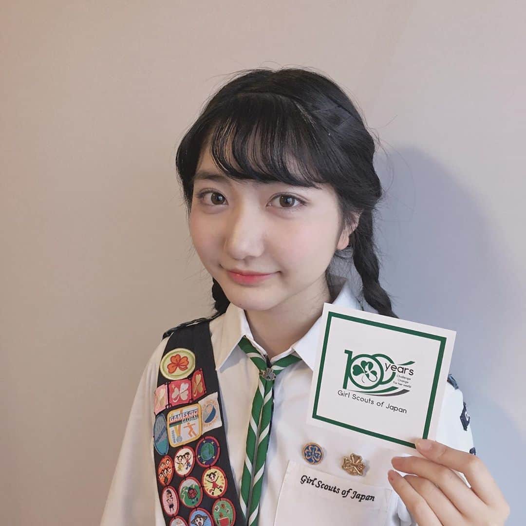 加藤咲希のインスタグラム：「ガールスカウトのホームページに載せてもらいました☘ 少しでも興味を持ってくれる人が増えればなぁと思ってます！！ . . . . ハイライトの｢♡♥♡｣ってところに入れてるのでそこから飛んでみてください！ 一応URLも…→ https://www.girlscout.or.jp/about/voice/supporter/ 検索なら｢ガールスカウト 加藤咲希｣って調べたらでてくるはず！！ . . . . . . . . #nicola  #ニコラ  #モデル  #ニコモ  #ニコラモデル  #加藤咲希  #かとぅ  #かとっこ🐱🌸 #ガールスカウト  #ガールスカウト日本連盟  #応援メッセージ」