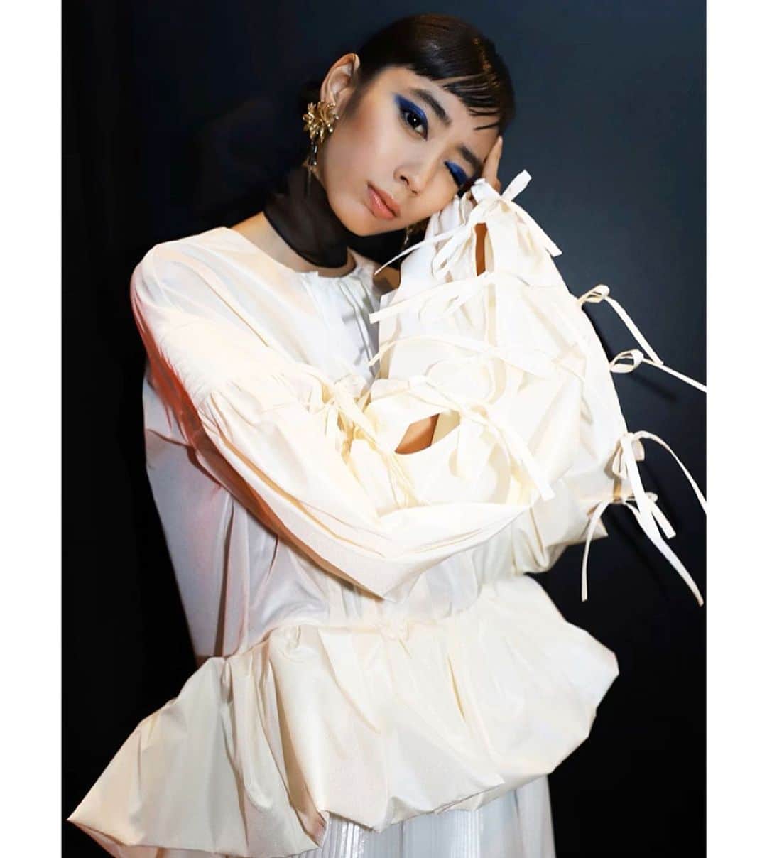 晶さんのインスタグラム写真 - (晶Instagram)「@yumikatsura_  MARUNOUCHI FASHION WEEK 2020. ー Yumi Katsura Paris Couture Collection ーbackstage」4月9日 22時17分 - ___akira_i