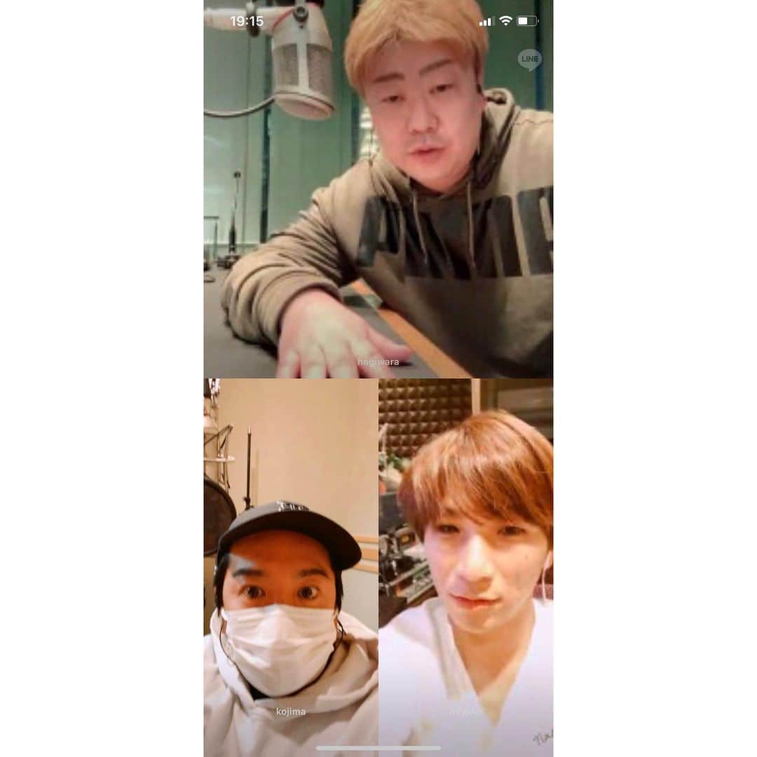 LITTLEのインスタグラム：「次回からfmfukuokaミュージックミストンはそれぞれのスタジオからリモート収録。早く福岡で顔を見ながらやれる日がくるように。 #fmfukuoka #ミュージックミストン」
