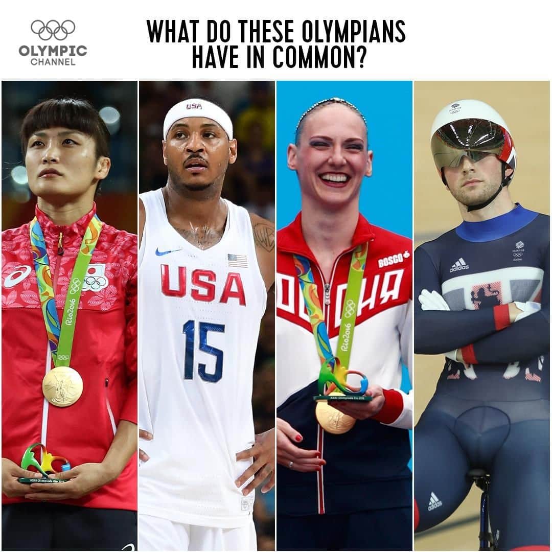 オリンピックチャンネルさんのインスタグラム写真 - (オリンピックチャンネルInstagram)「These four Olympic champions have one very impressive achievement in common... 🤔」4月10日 2時00分 - olympicchannel_x
