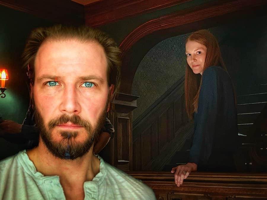 ダービー・スタンチフィールドのインスタグラム：「Rendell Locke is dead....so who is this guy hanging around Keyhouse?!??!! (Your insta stories answers were brilliant. Here are the top 3. 💥🗝💥1- Keanu Reeves, 2-Rendell’s twin brother Rondell, 3-Plot twist ->Tyler used an aging key...)」