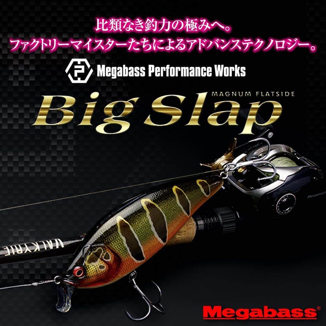 Megabass Inc.さんのインスタグラム写真 - (Megabass Inc.Instagram)「少数精鋭、ファクトリーマイスターたちによるテクニカルオペレーション「メガバスパフォーマンスワークス」。 ついにBIG  SLAPの登場です。 BIG SLAPは、ギルやフナ等の大型ベイトをイミテートしたマグナムサイズシャッド。フラットサイドにシェイプされたボディと、低重心に配置された高比重ウエイトが生み出すローリングアクションの相乗効果により、強烈なフラッシングを発生。圧倒的な明滅アピールでモンスターフィッシュのバイトを誘発します。 https://jp.megabassstore.jp/mpw_bigslap/  #メガバス #megabass #Mymegabass #MPW #MegabassPerformanceWorks #メガバスパフォーマンスワークス #BigSlap #ビッグスラップ #マグナムサイズシャッド」4月10日 17時59分 - megabass_inc