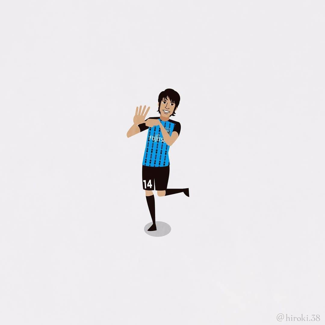hiroki.38さんのインスタグラム写真 - (hiroki.38Instagram)「. 自己管理 ／ Let's get together. . . #中村憲剛 #川崎フロンターレ #j1 #j2 #j3 #jリーグ #日本代表 #イラスト #サッカー #サッカーイラスト #footballplayer #soccerplayer #sketch #vectorart #illustrator #illustrations #soccerillustration #samuraiblue #kengonakamura #kawasakifrontale #ppap #pikotaro #jleague #samurais #サッカー好き #イラストレーターに今できること #prayforfootball」4月10日 18時24分 - hiroki.38
