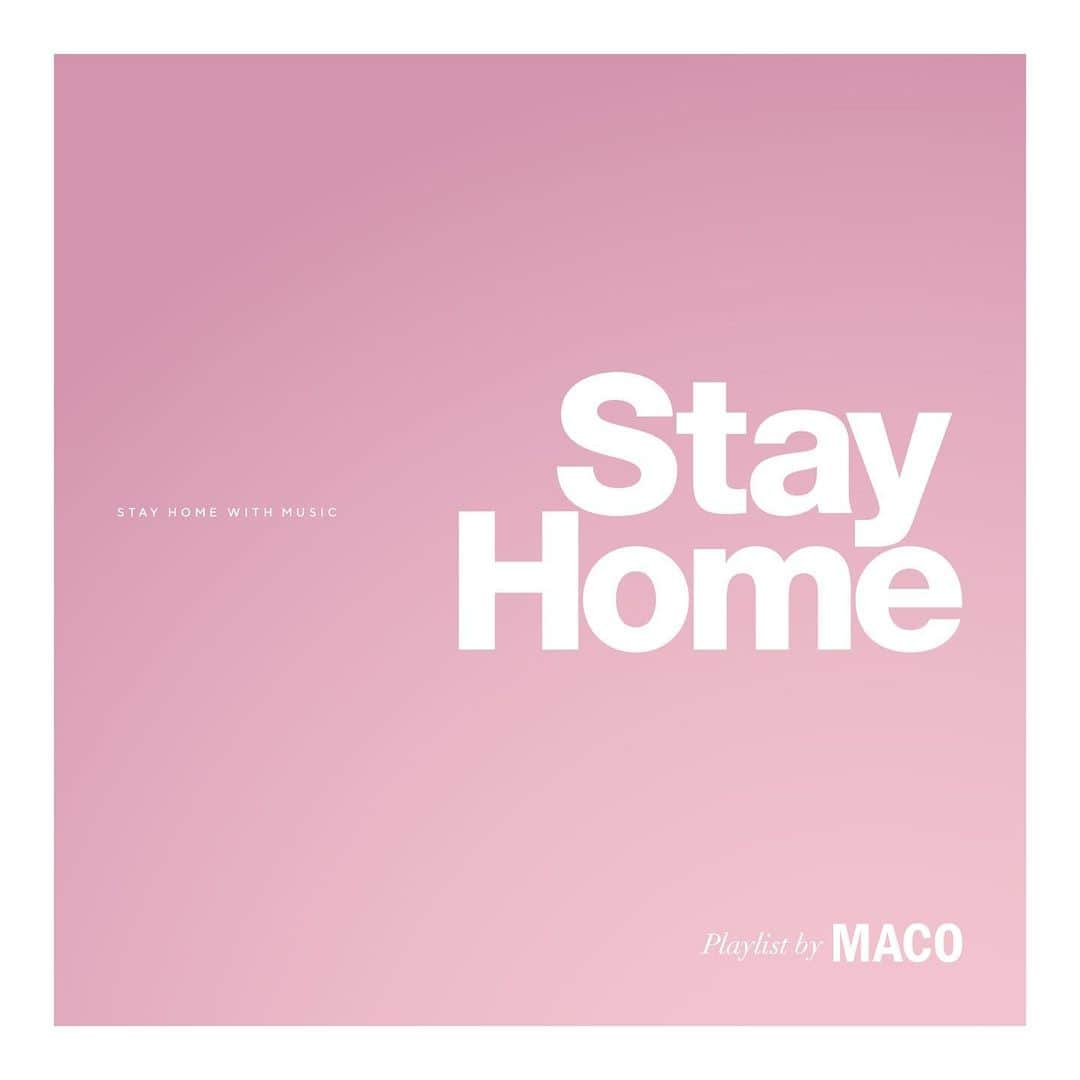 MACOさんのインスタグラム写真 - (MACOInstagram)「♡STAY HOME WITH MUSIC♡  STARBASEのみんなで それぞれプレイリストを作りました。  MACOはもちろんラブソング縛り🌷 おうちで聴き流せるような だけど感情がジェットコースターになるような選曲に注目。 時代もジャンルも無視してます。 恋って最高、ラブソング万歳って思ってもらえたら嬉しいなーー。  おうち時間のおともになれますように♡🌝 . #リンクはストーリーから #Twitterにも載せたよ  #MACO #stayhomestaysafe  #stayhomewithmusic」4月10日 18時50分 - maco___official