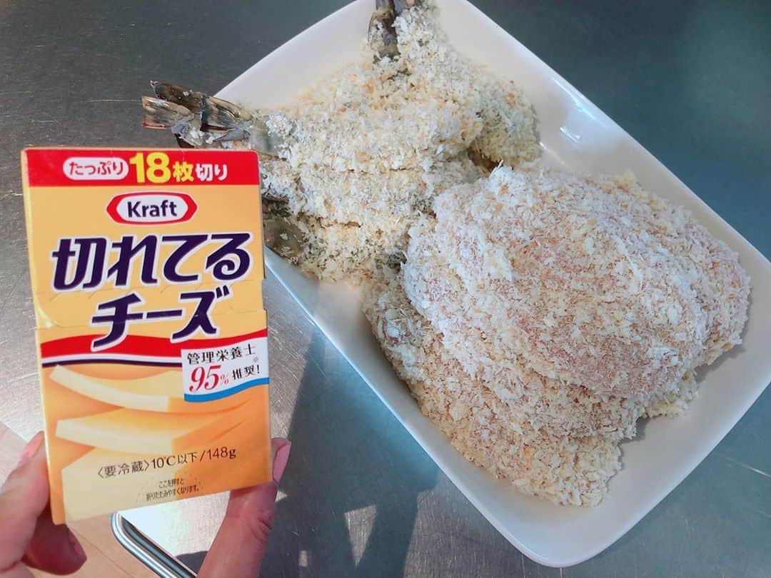 東原亜希さんのインスタグラム写真 - (東原亜希Instagram)「色々試したけど、ささみチーズにはこのチーズが1番美味しい♡🤤」4月10日 16時46分 - akihigashihara