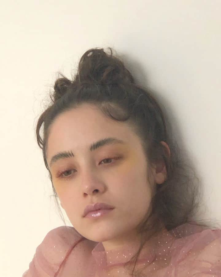 のインスタグラム：「#ある日 #連載　 #mifunemake #hair #makeup #流花　#luka」