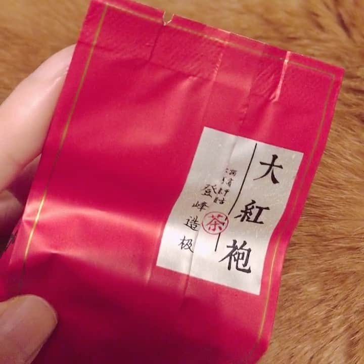 森永理科のインスタグラム：「おいしいウーロン茶、大紅袍を紹介。 まぁまぁ、落ち着いておいしいお茶でも飲もうよ。 #stayhome #動画の理科」