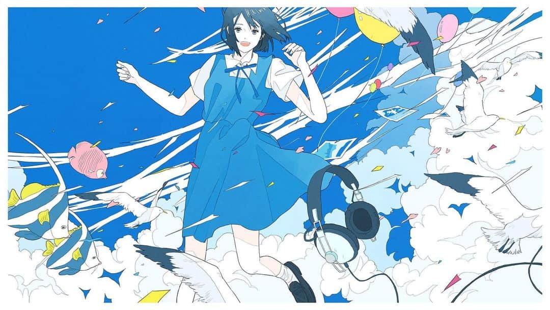 のインスタグラム：「I meets You!! / 初音ミク﻿ ﻿ 「超踊ってみたオフ2020」テーマソング﻿ ﻿  #mikitoP #teniwoha #emon #初音ミク #超踊ってみたオフ2020 #illustration #artwork #drawing」