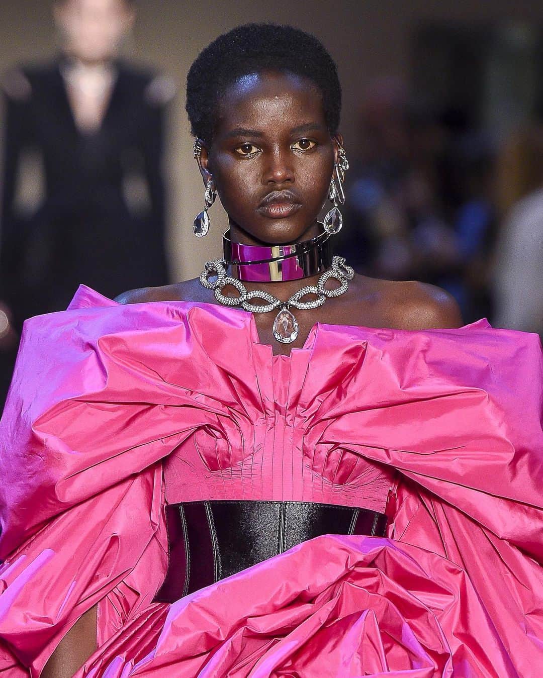 British Vogueさんのインスタグラム写真 - (British VogueInstagram)「In summer, accessorising can sometimes seem even more important. And In recent months, a wealth of chokers has arrived in stores presenting the perfect way to upgrade any outfit. From @Hermes's horsebit fetishism to @Balenciaga's bedazzled grunge, Click the link in bio for #BritishVogue’s edit of this season's best chokers to shop now.」8月10日 20時28分 - britishvogue