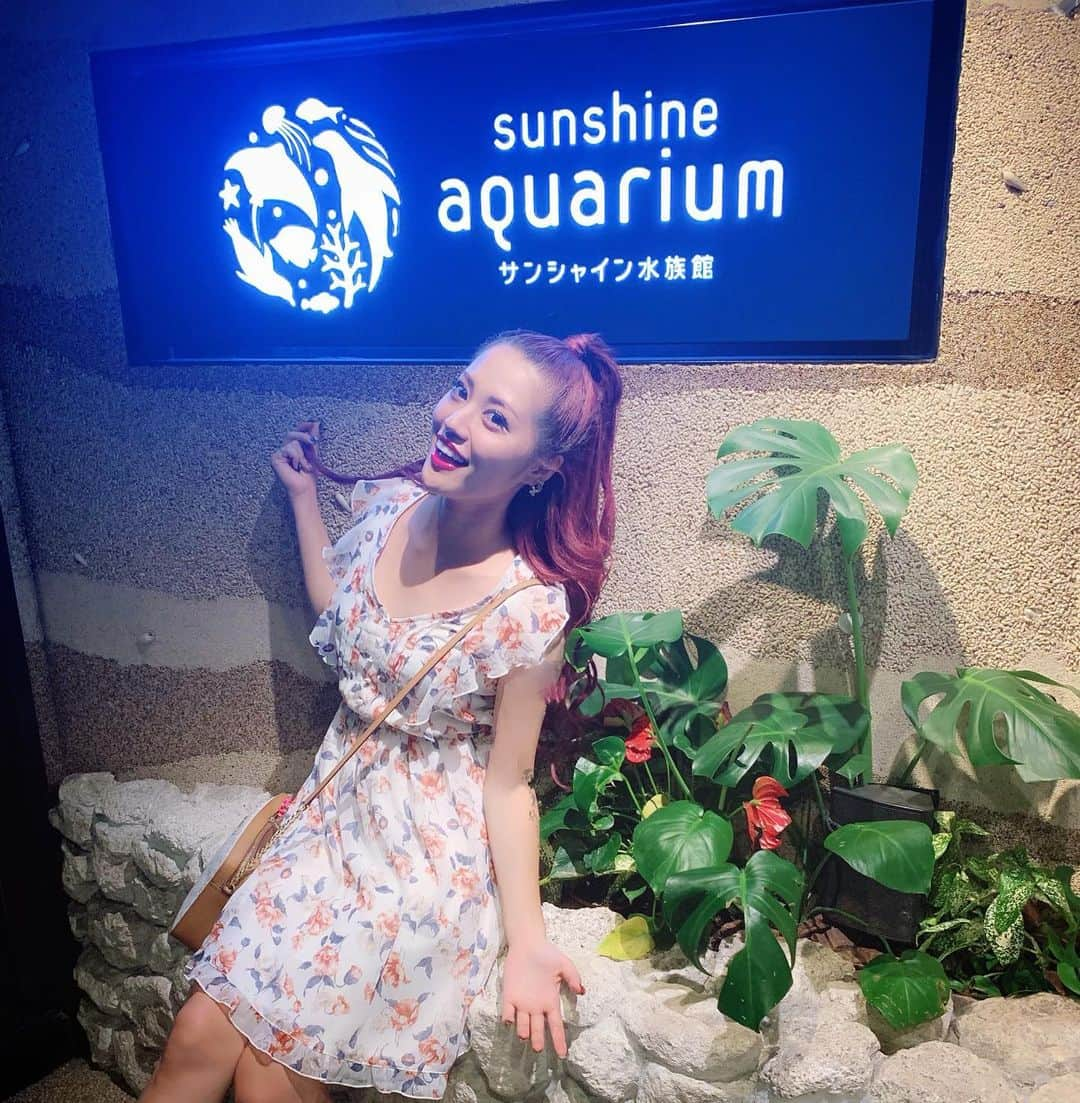 五月千和加さんのインスタグラム写真 - (五月千和加Instagram)「. 水族館🐠だいすき！ たくさんのお魚みられて楽しかったな♬ . #水族館 #サンシャイン #サンシャイン水族館 #アクアリウム #ワンピース #赤髪 #ポニーテール #ハーフアップ #池袋 #アバクロ #abercrombie #abercrombieandfitch #dress #redhair #aquarium #ponytail #tokyo #japan #fish #魚 #shark #サメ」8月10日 20時30分 - satsuki_senwaka