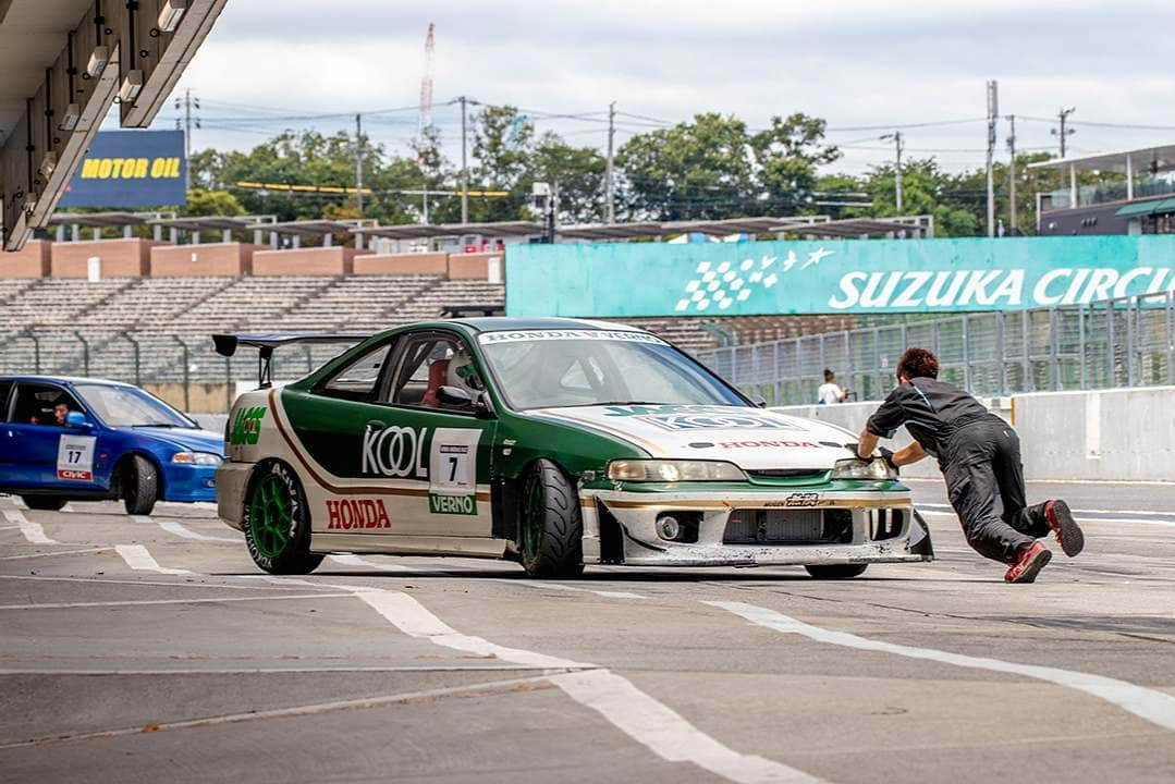 mistbahnさんのインスタグラム写真 - (mistbahnInstagram)「_ KOOL Honda DC2 Integra Type R _ Shot on 5-Aug 2019 "HONDA VTEC ONE MAKE RACE Rd.3" at Suzuka International Circuit owner: @kazuhokurashita photo: @mistbahn _ _ JP) 2019年8月5日 鈴鹿フルコース(鈴鹿サーキット国際レーシングコース)、ゼロファイターさん主催「HONDA VTEC ONE MAKE RACE Rd.3」。 _ _ #hondavteconemakerace #zerofighterautocustom #suzukacircuit #suzukainternationalcircuit #鈴鹿サーキット #hondaintegra #dc2 #dc2r #dc2integra #itr #インテグラ #ホンダインテグラ #integra #hondaintegratyper #rsx #acurarsx #kool #koolintegra #jaccs #bseries #b18c #b18 #b16 #b16a #timeattack #timeattackjapan #hondasontrack #wedswheel #tc005 #a050」8月10日 21時03分 - mistbahn