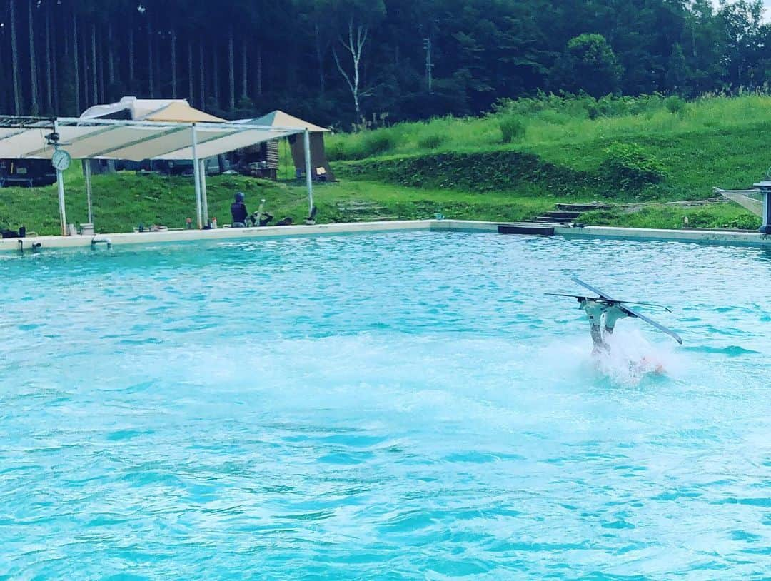 田原直哉さんのインスタグラム写真 - (田原直哉Instagram)「美深エアフォースのウォーター夏合宿！2人ともメキメキと成長中💪 #美深エアフォース #エアリアル #BifukaAirForce #Aerials」8月10日 13時47分 - naoya.tabara