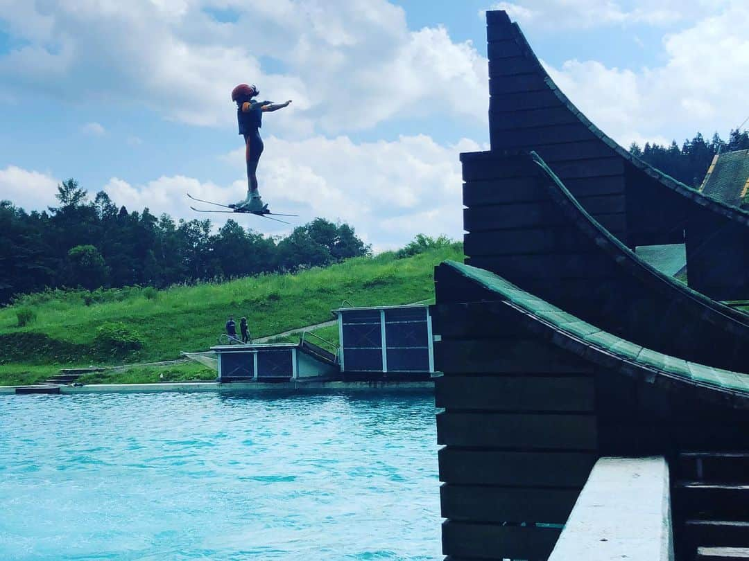 田原直哉さんのインスタグラム写真 - (田原直哉Instagram)「美深エアフォースのウォーター夏合宿！2人ともメキメキと成長中💪 #美深エアフォース #エアリアル #BifukaAirForce #Aerials」8月10日 13時47分 - naoya.tabara