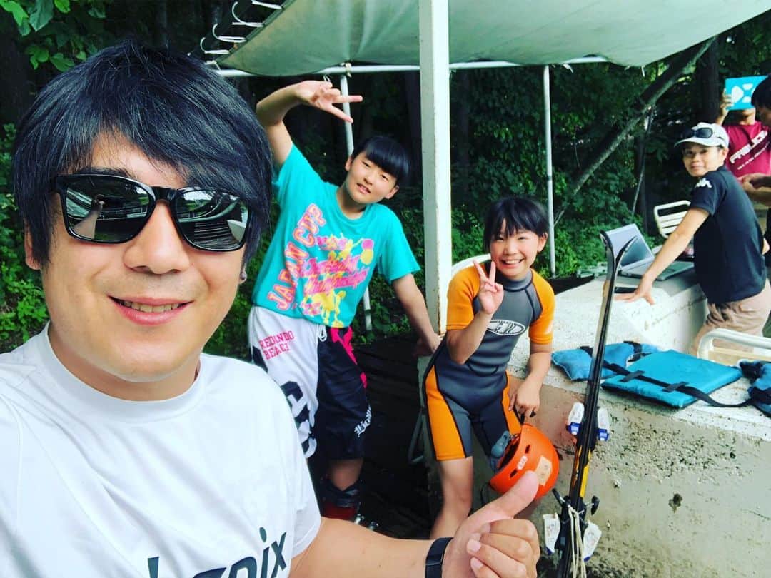 のインスタグラム：「美深エアフォースのウォーター夏合宿！2人ともメキメキと成長中💪 #美深エアフォース #エアリアル #BifukaAirForce #Aerials」