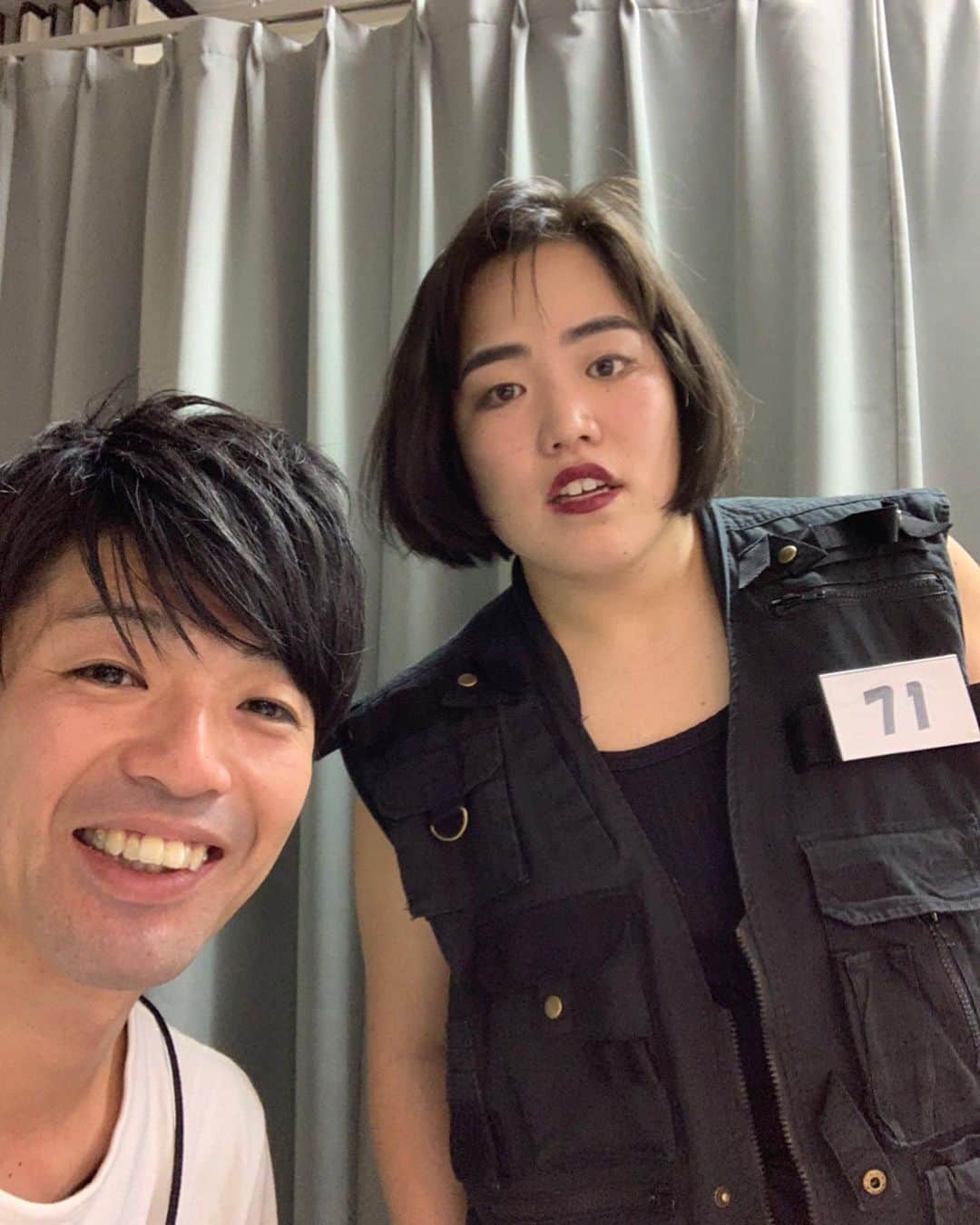 のインスタグラム：「(･_･)→（＾∇＾） #（＾山＾）さん」