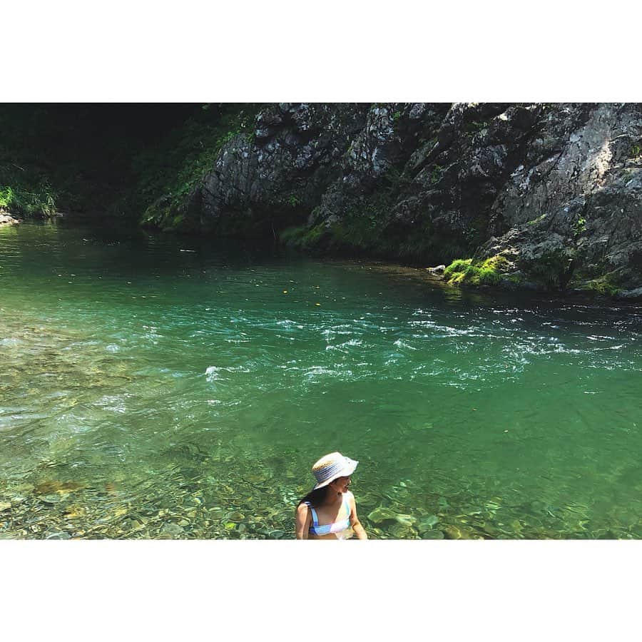 山口乃々華さんのインスタグラム写真 - (山口乃々華Instagram)「夏☀️ このまえお友達と川に行ってきました！」8月10日 15時32分 - yamaguchi_nonoka_official