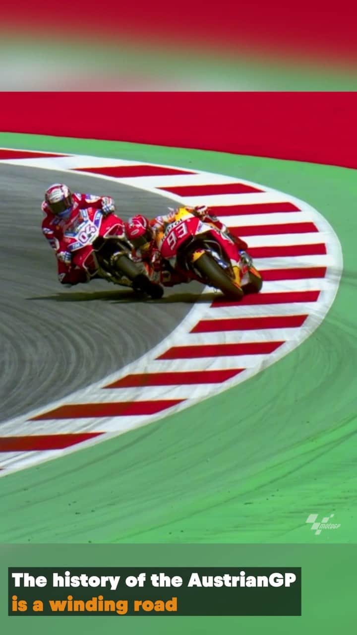 レッドブルのインスタグラム：「3 iconic moments, 46 years of incredible racing, 1 amazing event 👊 #AustrianGP #motogp #motorcycle #racing #motorsport」