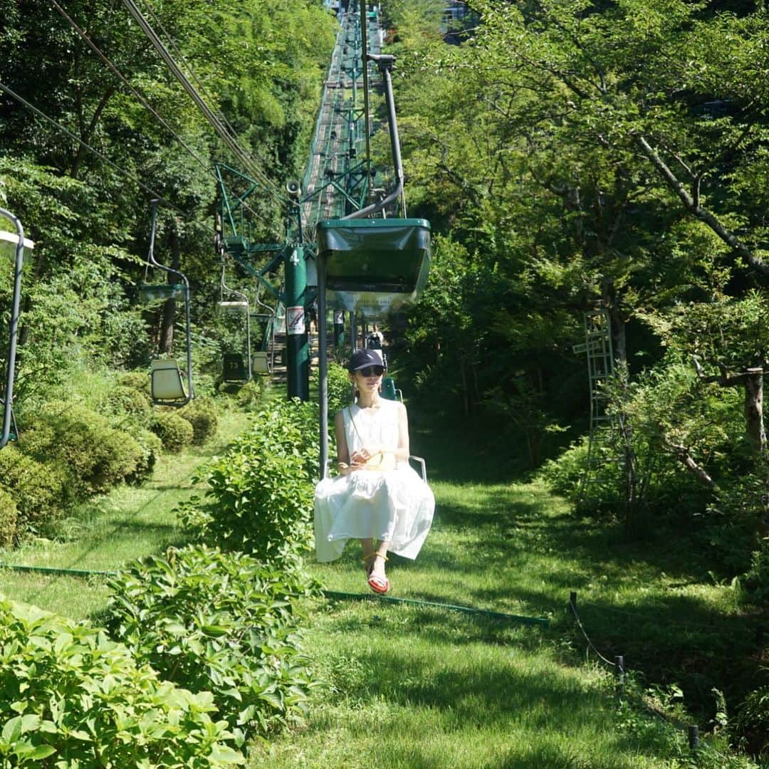 木本泉さんのインスタグラム写真 - (木本泉Instagram)「-﻿ リフトに乗って傘松公園まで！﻿ ﻿ ロープウェイもあるのですが往復リフトで。﻿ 景色を観ながら気持ち良かった✨﻿ ﻿ かさぼう(写真3枚目)が可愛くてツボ💓﻿ ﻿ #天の橋立#﻿日本三景#傘松公園#傘松公園展望台 #リフト#夏#izumi_trip」8月10日 15時36分 - izumikimoto