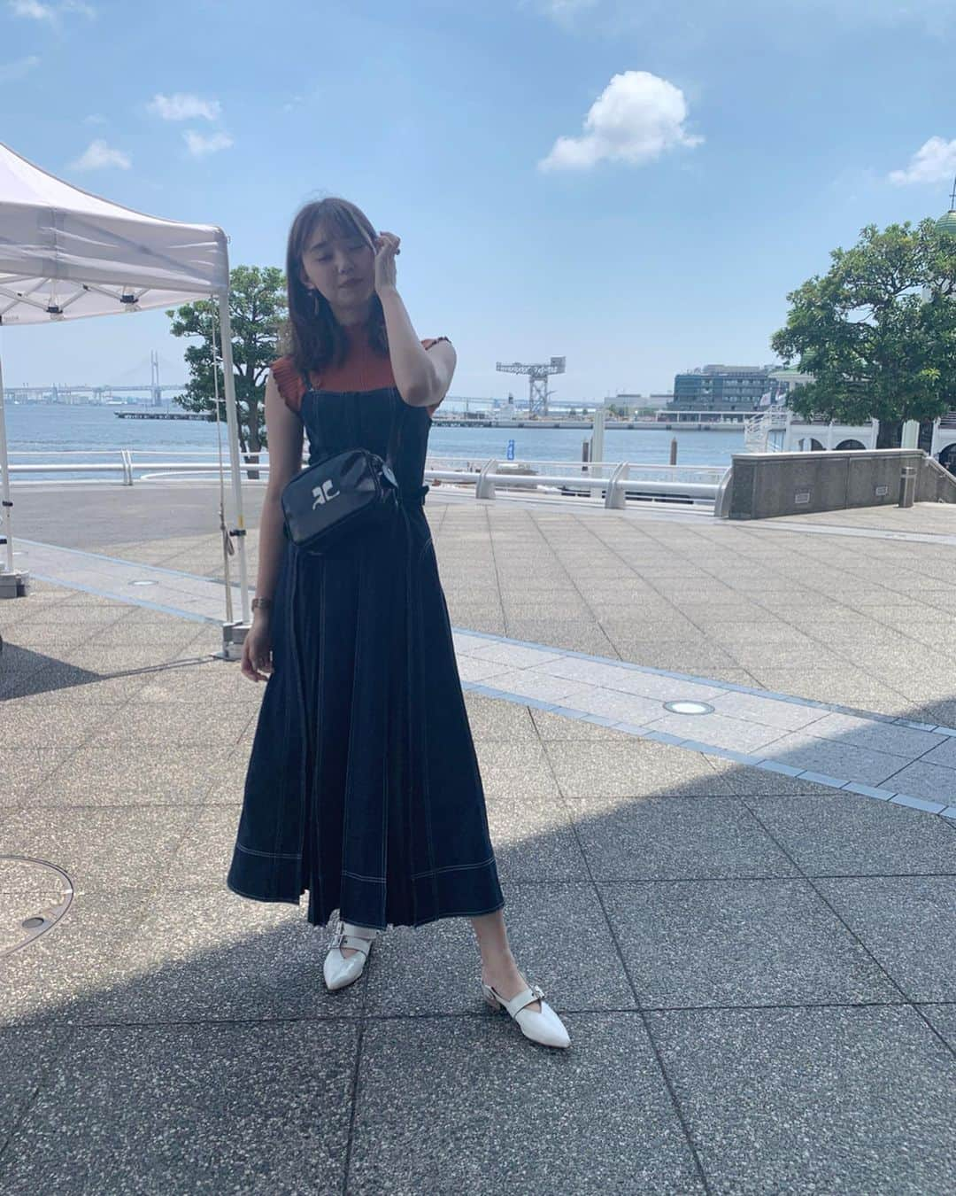 江野沢愛美さんのインスタグラム写真 - (江野沢愛美Instagram)「本日のわたしの私服です👐🏻 #casafline #lagunamoon #ootd #私服 #まなみふく」8月10日 16時09分 - enosawa_manami