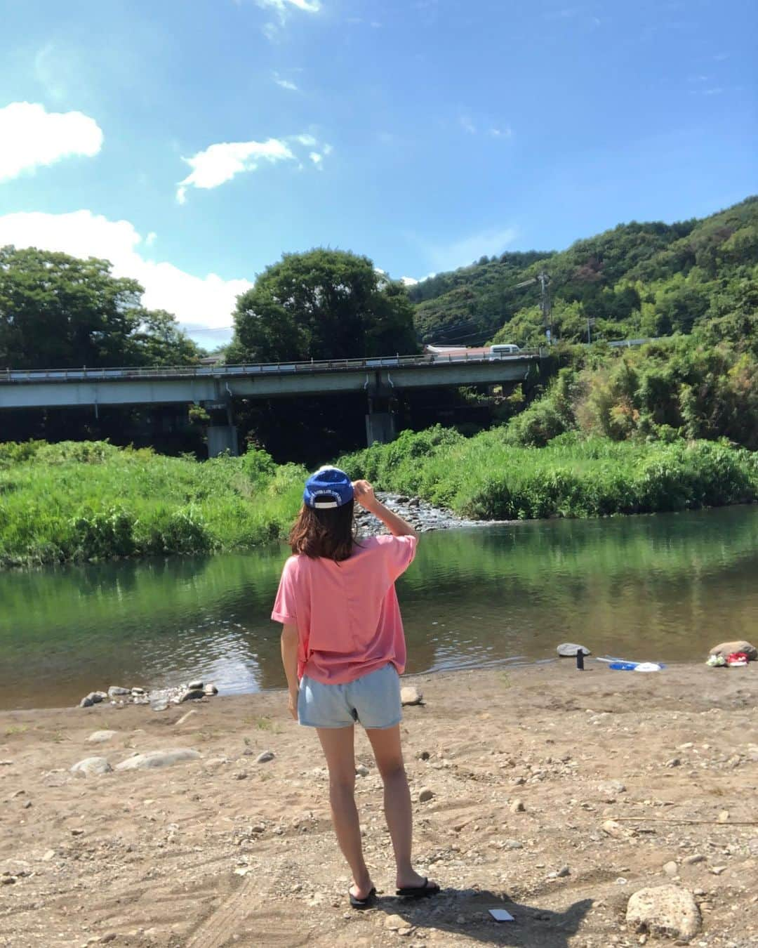 おーせさんのインスタグラム写真 - (おーせInstagram)「夏はTシャツ×ショーパン  子どもと遊ぶときはかぁちゃん見守り係だけじゃなくて一緒に遊びまくります♡」8月10日 16時54分 - oosedon