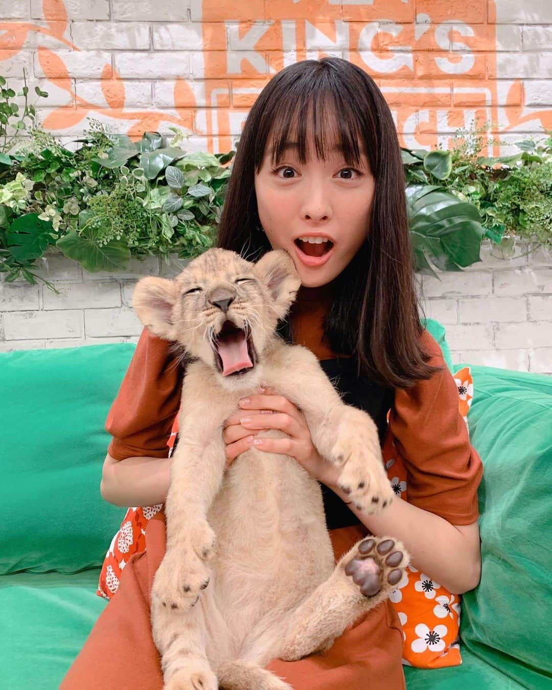 大友花恋さんのインスタグラム写真 - (大友花恋Instagram)「王様のブランチ、ありがとうございました！ がおー、がおがおー。」8月10日 17時11分 - karen_otomo