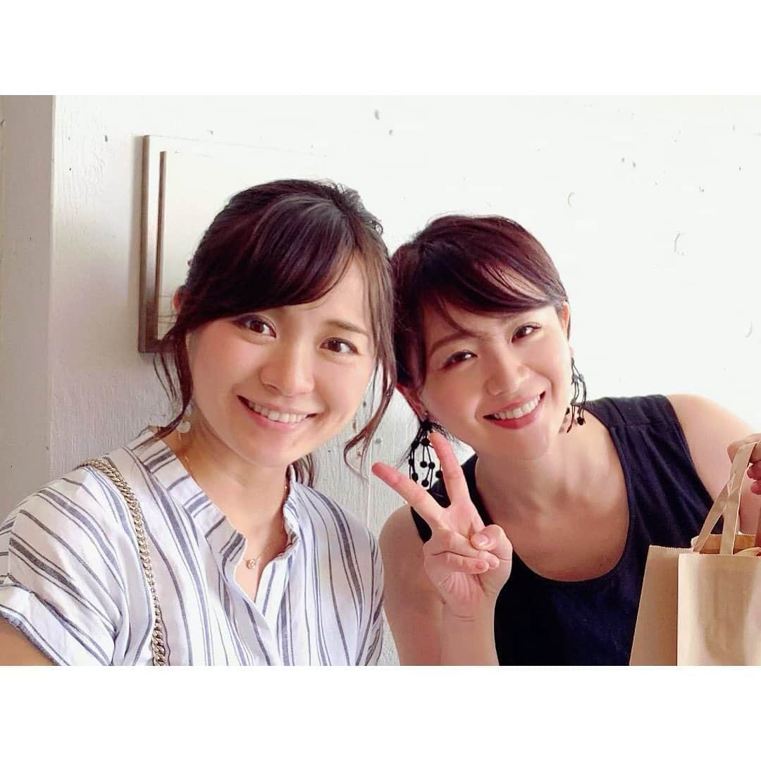 繁田美貴さんのインスタグラム写真 - (繁田美貴Instagram)「*＊ 未歩さんと楽しい夏のひととき♪ #未歩さん こと #大橋未歩 先輩 #テレビ東京 を退社された後も #ずっと変わらず #大好きな先輩 です😊 #妊娠のお祝い して頂いちゃいました☆ #未歩さんありがとうございました！」8月10日 18時27分 - handa_miki