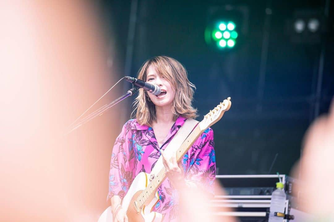 HARUNAのインスタグラム：「ROCK IN JAPAN FEST.2019 📸 @takeshiyao  #rijf2019 #parkstage」