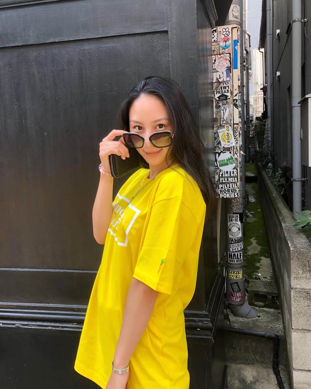 里彩さんのインスタグラム写真 - (里彩Instagram)「大好きな黄色🌼💛💛💛 こういう明るい色って身につけているだけで パワーが出てきて、1日ルンルンできて、大好き #fr2 #carrots #yellow」8月10日 19時14分 - risa_gram611