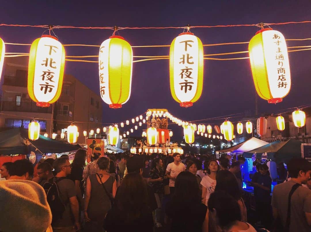 のインスタグラム：「スタジオ帰りにふらっと夏祭り」