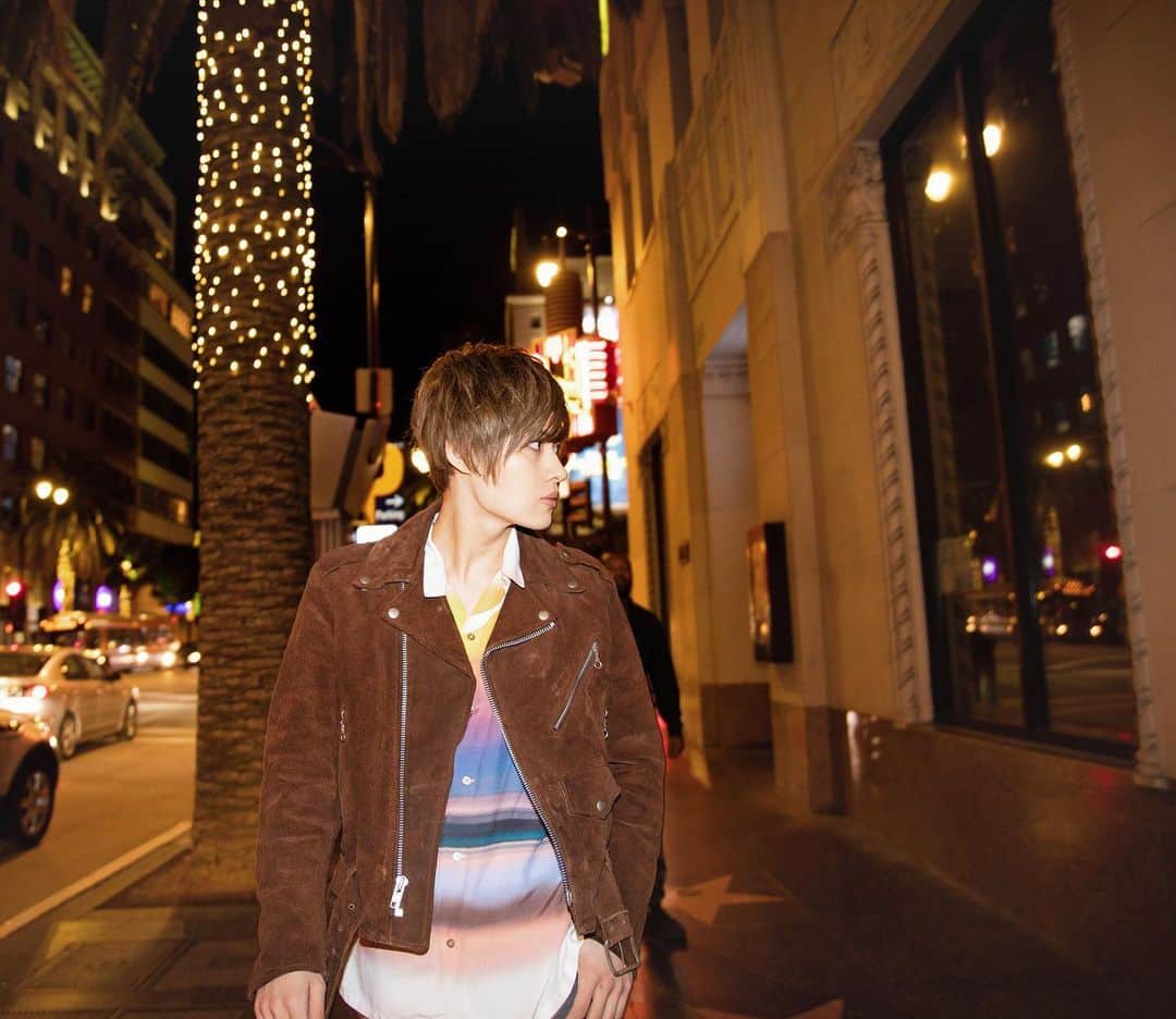 川口レイジのインスタグラム：「Shooting in L.A😎  #ReijiK #shooting #LosAngeles #Departure #川口レイジ #hollywood」