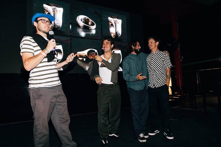 Vans Skateさんのインスタグラム写真 - (Vans SkateInstagram)「Last Friday we celebrated 20 years of @GeoffRowley on @Vans with a private party and world premiere of “Take It Back,” @Ryan_Lovell’s latest opus starring Geoff, @PedroBarrosSk8, and @RonnieSandoval_NFC. It was a great night looking back on the incredible career of a certified skate legend who’s pushed the boundaries of what’s possible on a board for over two decades and continues to do so. With a showcase of all Rowley’s past pro shoes, free food and drink, a live photo retrospective from @Burnout, and a Rocket From The Crypt live performance it was a hell of a way to celebrate. Slide through the gallery to enjoy the night that was and get ready for the online premiere of #VansTakeItBack on the @ThrasherMag site coming soon. 📷: @CelinaKenyon.」8月6日 23時28分 - vansskate