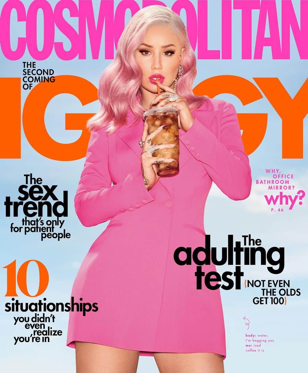Just Jaredさんのインスタグラム写真 - (Just JaredInstagram)「Iggy Azalea (@thenewclassic) is on the cover of @cosmopolitan and talking all about her big comeback. Tap this pic in the LINK IN BIO to read what she had to share.  #IggyAzalea Photo: @ericraydavidson」8月7日 0時04分 - justjared
