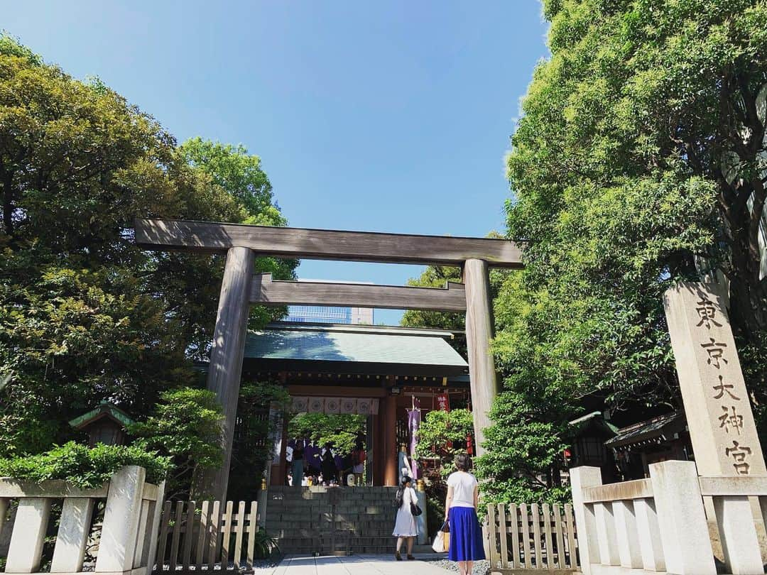 小林 ディスカスさんのインスタグラム写真 - (小林 ディスカスInstagram)「東京大神宮 👱🏾‍♂️✨🙏🏾✨⛩✨🙏🏾✨💪🏾 天照大神さま、大好き💙  #tokyo #japan #pray #天照大神 #東京大神宮 #東京 #happy #浄化」8月6日 17時26分 - discus_kobayashi