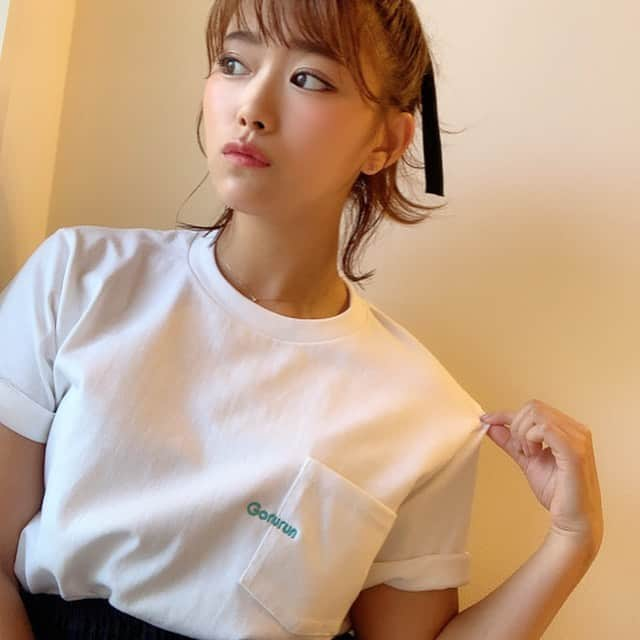 山内鈴蘭さんのインスタグラム写真 - (山内鈴蘭Instagram)「お家に届いて早速着ちゃった💋#Gorurun ポケットT-shirtすごく好き。今日はこれでお出かけっ！ @gorurun_ ． #Gorurun着てみた #ごるらん」8月6日 18時01分 - xxsuzuranxx