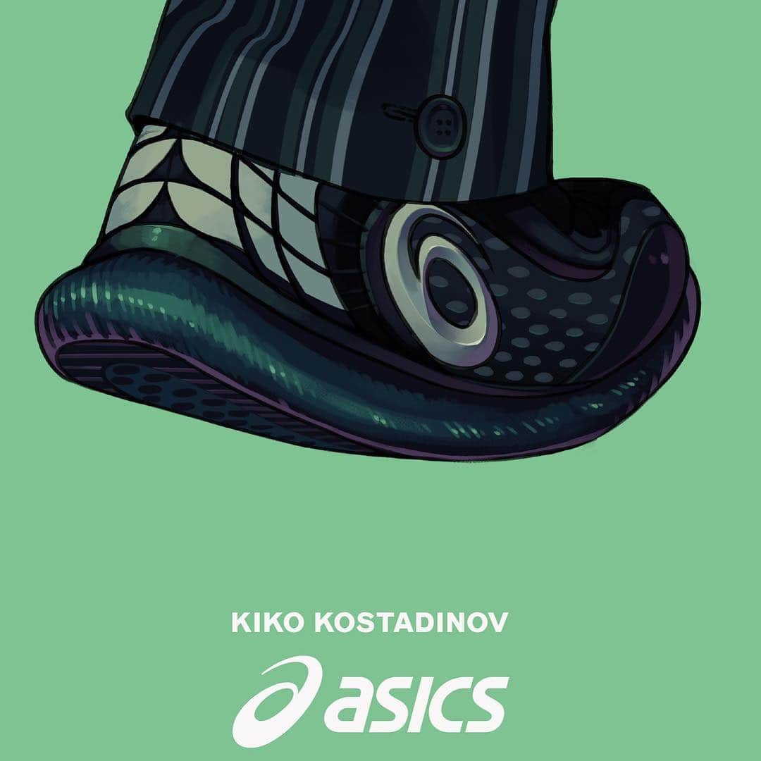 のインスタグラム：「Kiko Kostadinov x Asics Gel-Sokat 2 arrives on Thursday 8th August at Dover Street Market Ginza 5F @kikokostadinov @asics #doverstreetmarketginza @doverstreetmarketginza」