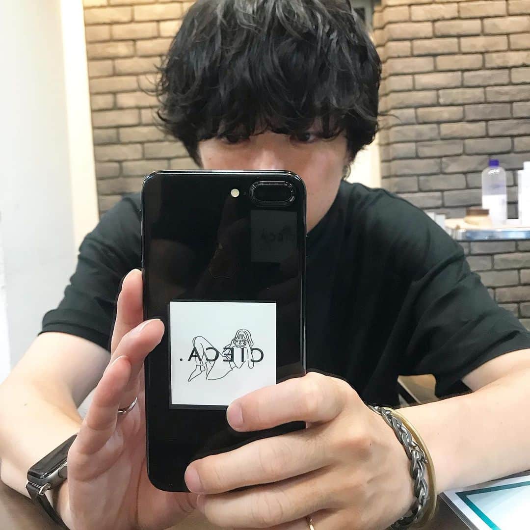 野口和弘のインスタグラム：「CIECA.シール可愛い😂 防水だって！ #CIECA.シール#直貼り」
