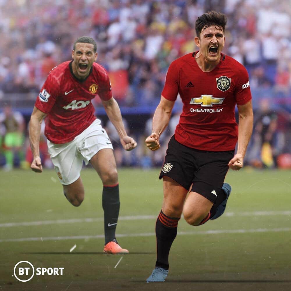 リオ・ファーディナンドさんのインスタグラム写真 - (リオ・ファーディナンドInstagram)「Most Expensive Defender Of All Time... Harry Maguire signs for @manchesterunited for £80mill... funny enough we’ve both been there!  Is there pressure? Yes.. is there expectation from across the world? Definitely... Are all eyes on Me? 100%... Will Your teammates be expecting big things? Of course.... Will people be expecting a massive change in the teams fortune? Most Definitely... These were the feelings, questions that were surrounding me when signing for the great club Manchester United.  Being a CB, I have took a keen interest In Harry Maguire’s game since being linked with #MUFC under Moyes. He has made huge strides in the right direction & improved in all areas of his game. He’s grown into someone who can lead & be a leader of men... and shown at both ends of the pitch he can be effective. He has composure, willingness on the ball as well as the ability to drive out from the defence which I feel is as good as anyone in the game right now. Does he have things to work on... ofcourse like everyone else! After speaking to numerous people that know him, they all say what a level headed, hard working lad he is who will give 110% for his team which he echoed when signing.  I think something #MUFC have needed defensively in recent years is a big character who can take on the responsibility of leading from the back & from what I’ve heard from people who know him well, they are confident that he will bring that to this football club.  I would like to wish him well in the no5 shirt of @manchesterunited and hope he can help bring back success to our club. Good Luck @harrymaguire93 👊🏽⚽️」8月6日 19時58分 - rioferdy5