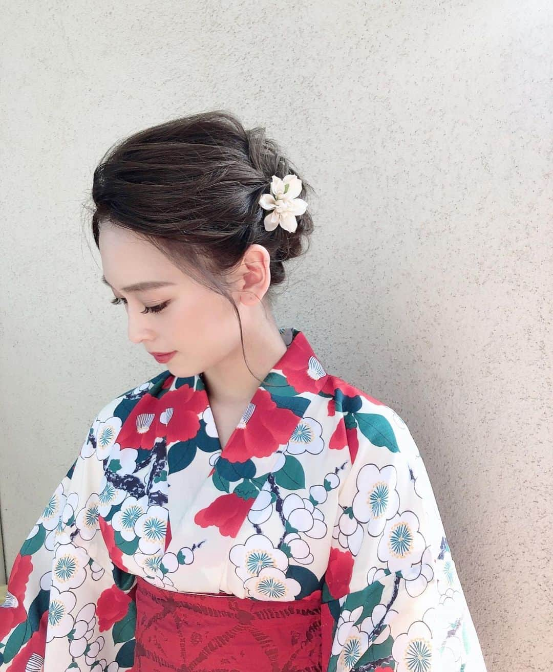 古川貴絵さんのインスタグラム写真 - (古川貴絵Instagram)「浴衣 ( ◠‿◠ ) #hairset #hairstyles #祭 #浴衣」8月6日 20時02分 - _kiegram