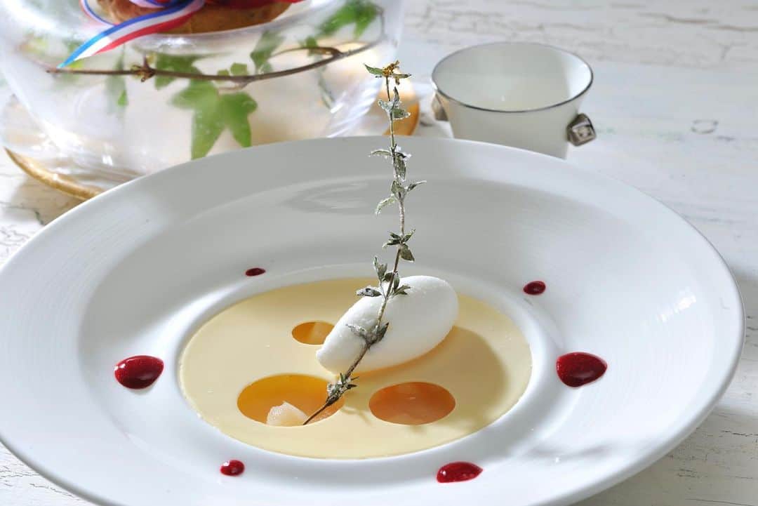 Table 9 TOKYO のインスタグラム：「パティシエが作るアートのようなスイーツはもうご堪能いただきましたか？﻿ ﻿ 暑い夏、レストランでの涼しいひと時をお楽しみください。﻿ ﻿ #夏#スイーツ﻿ —————————————————﻿ #tokyo#japan#品川プリンスホテル#接待#グルメ#品川#shinagawa##ホテル#グルメ女子#food#life#旅行#travel#ウェディング#食事会#顔合せ#バー#bar#結婚式らしくない結婚式」