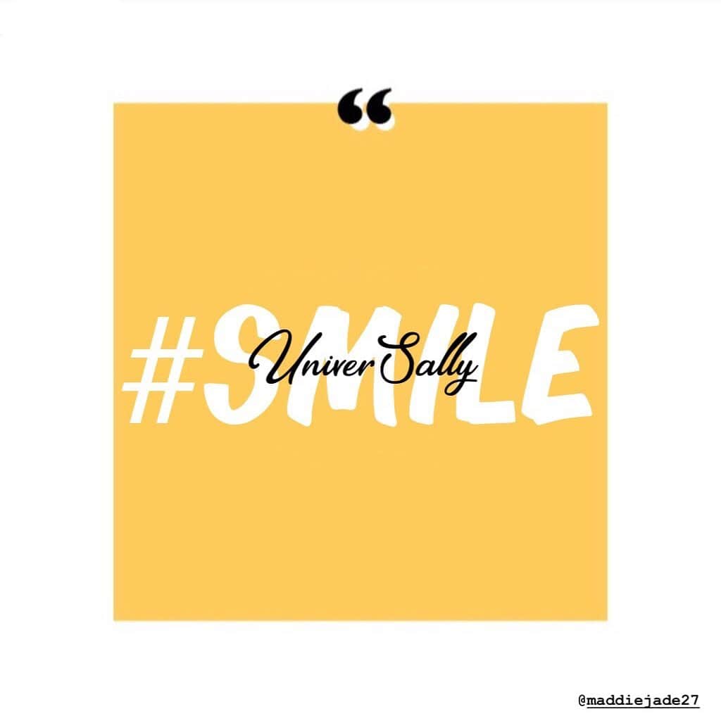 Maddie COATESのインスタグラム：「#smileuniversally @salpearson ✨🐐」