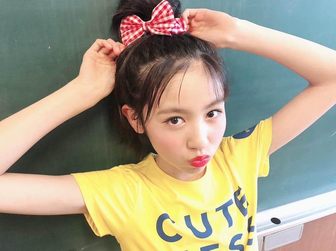 ニコ☆プチのインスタグラム：「でこみーちゃん🎀🍓 . . #略してでこみー #きれいなおでこ♥️笑 #入江美沙希」