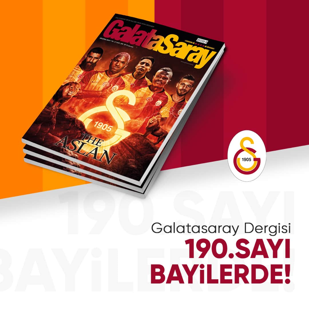 ガラタサライSKさんのインスタグラム写真 - (ガラタサライSKInstagram)「Galatasaray Dergisi’nin 190. sayısı raflardaki yerini aldı. Galatasaray Dergisi’ne 0212 564 1905 numaralı telefonu arayarak abone olabilirsiniz.」8月6日 21時29分 - galatasaray