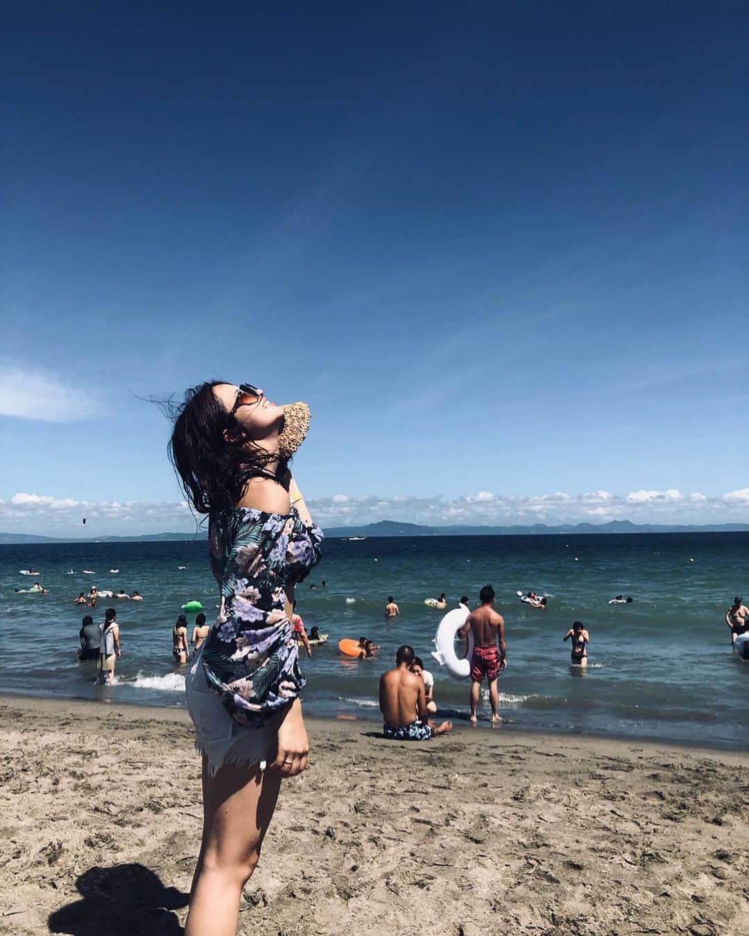 石井美音奈のインスタグラム：「#海 #sea #三浦海岸 #海岸 #summer」
