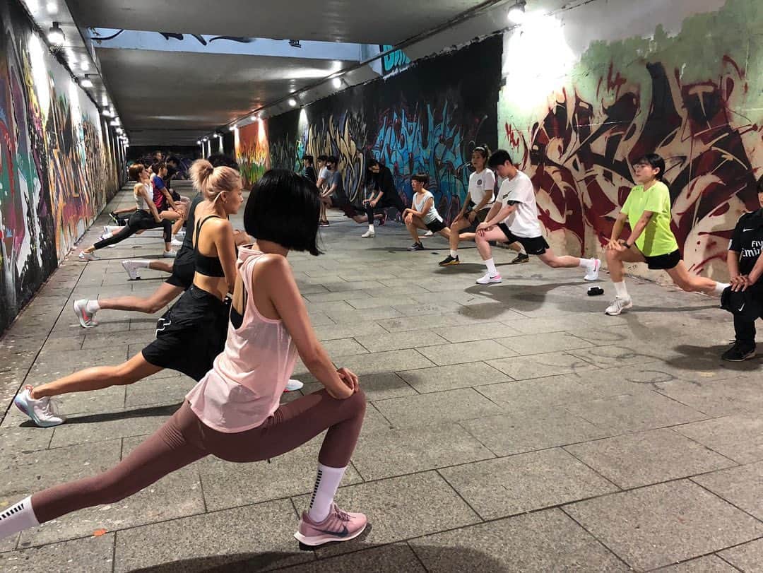 キム・ボヒョンのインスタグラム：「190806 #nike #running ♥️」